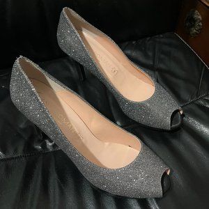 Super gorgeous Ana Roman shoes, size 41 - sparkly peek toe!